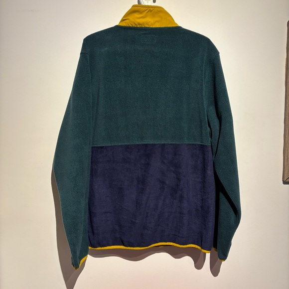 Free Nature Colorblock Fleece Jacket - Green, Yellow, Navy Large - Picture 7 of 9